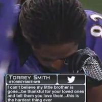 Torrey Smith : Héros en larmes des Ravens, après la mort de son frère de 19 ans