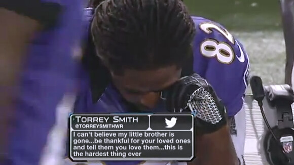 Torrey Smith : Héros en larmes des Ravens, après la mort de son frère de 19 ans
