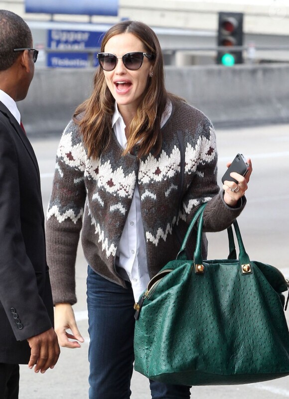 Jennifer Garner à l'aéroport de Los Angeles le 26 septembre 2012