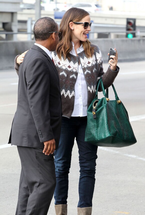 Jennifer Garner à l'aéroport de Los Angeles le 26 septembre 2012