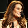 Exclusif - Lea Michele, officiellement présentée comme la nouvelle ambassadrice L'Oréal Paris par la présidente Karen Fondu. New York, le 24 septembre 2012.