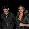 Natalie Imbruglia sort en boîte de nuit avec un ami, à Londres, le jeudi 27 septembre.