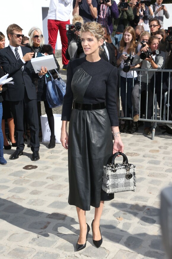 Alice Taglioni au défilé Dior à Paris le 28 septembre 2012