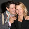 Marc Lavoine et sa femme Sarah Poniatowski assistent au défilé Vanessa Bruno printemps-été 2013 au Grand Palais. Paris, le 28 septembre 2012.