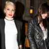 Gwen Stefani, très en beauté, quitte son hôtel avec sa belle fille Daisy Lowe. Les deux femmes se dirigent vers le restaurant Hakkasan dans le quartier de Mayfair. Londres, le 28 septembre 2012.