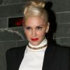 Gwen Stefani quitte le restaurant Hakkasan après avoir dîné avec sa belle-fille Daisy Lowe. Londres, le 28 septembre 2012.