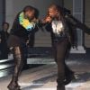 Kanye West et Jay-Z animent le défilé Victoria's Secret à New York. Le 9 novembre 2011.