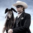 Johnny Depp et Armie Hammer dans  The Lone Ranger  de Gore Verbinski, en salles le 7 août 2013.
