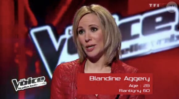 Blandine dans The Voice, samedi 25 février 2012 sur TF1