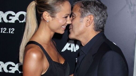 George Clooney et Stacy Keibler sexy: Très amoureux, loin des rumeurs de rupture