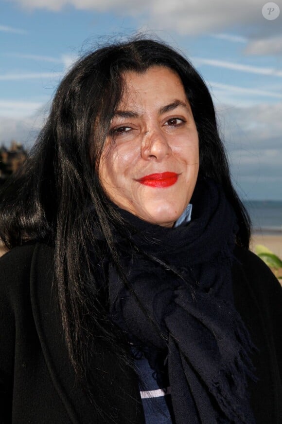 Marjane Satrapi jurée du festival du Film Britannique de Dinard, le 5 octobre 2012.