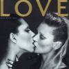 Lea T en couverture du magazine Love avec Kate Moss.