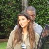 Kim Kardashian et Kanye West à Miami, le 8 octobre 2012.