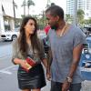 Kim Kardashian et Kanye West à Miami. Le 8 octobre 2012.