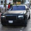La Rolls Royce dans laquelle Kim Kardashian et Kanye West dévalent les rues de Miami. Le 8 octobre 2012.