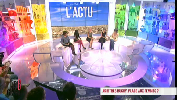 Le plateau du Grand 8, mardi 9 octobre 2012 sur D8