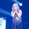 Kelly Clarkson en concert à Dublin le 10 octobre 2012.