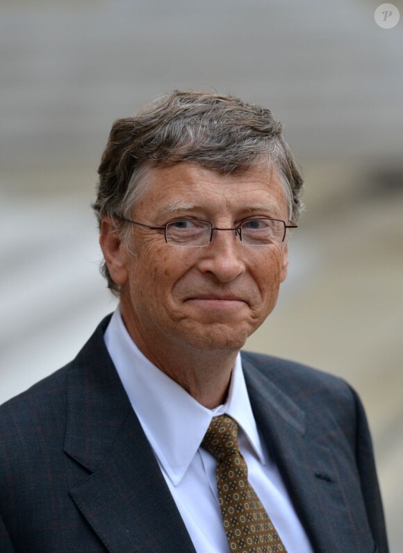 Bill Gates à L'Elysée le 10 octobre 2012.