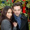 Anggun et Cyril Montana, à Paris, le samedi 13 octobre 2012 à l'occasion des vendanges.