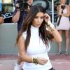 Kim Kardashian quitte une boutique Vespa à Miami. Le 13 octobre 2012.