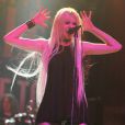 Taylor Momsen en concert à Vancouver avec son groupe  The Pretty Reckless  le 18 mars 2012.