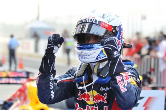 Sebastian Vettel a décroché la victoire lors du Grand Prix de Corée à Yeongam le 14 octobre 2012