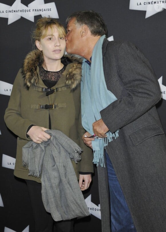 Lolita Chammah et Benoît Jacquot lors de la projection du film Amour à la Cinémathèque française à Paris le 15 octobre 2012