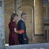 Le prince Philippe et la princesse Mathilde de Belgique au palais ottoman Topkapi le 16 octobre lors de leur visite officielle en Turquie, du 15 au 19 octobre 2012.