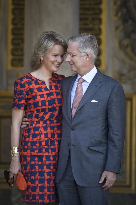 Le prince Philippe et la princesse Mathilde de Belgique en toute intimité au palais ottoman Topkapi le 16 octobre lors de leur visite officielle en Turquie, du 15 au 19 octobre 2012.