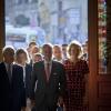 Le prince Philippe et la princesse Mathilde de Belgique reçus par le gouverneur de la province d'Istanbul le 16 octobre lors de leur visite officielle en Turquie, du 15 au 19 octobre 2012.