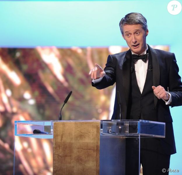 Antoine De Caunes durant la 37e cérémonie des César à Paris, le 24 février 2012.