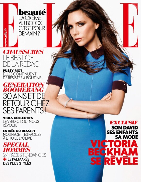 Victoria Beckham en couverture du magazine ELLE en kiosques le 19 octobre