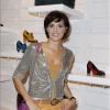 Inès de la Fressange à la présentation de la collection Prismick de Roger Vivier, à Paris le 18 octobre 2012.