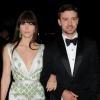 Jessica Biel and Justin Timberlake lors du bal du Costume Institute à New York, le 7 mai 2012.