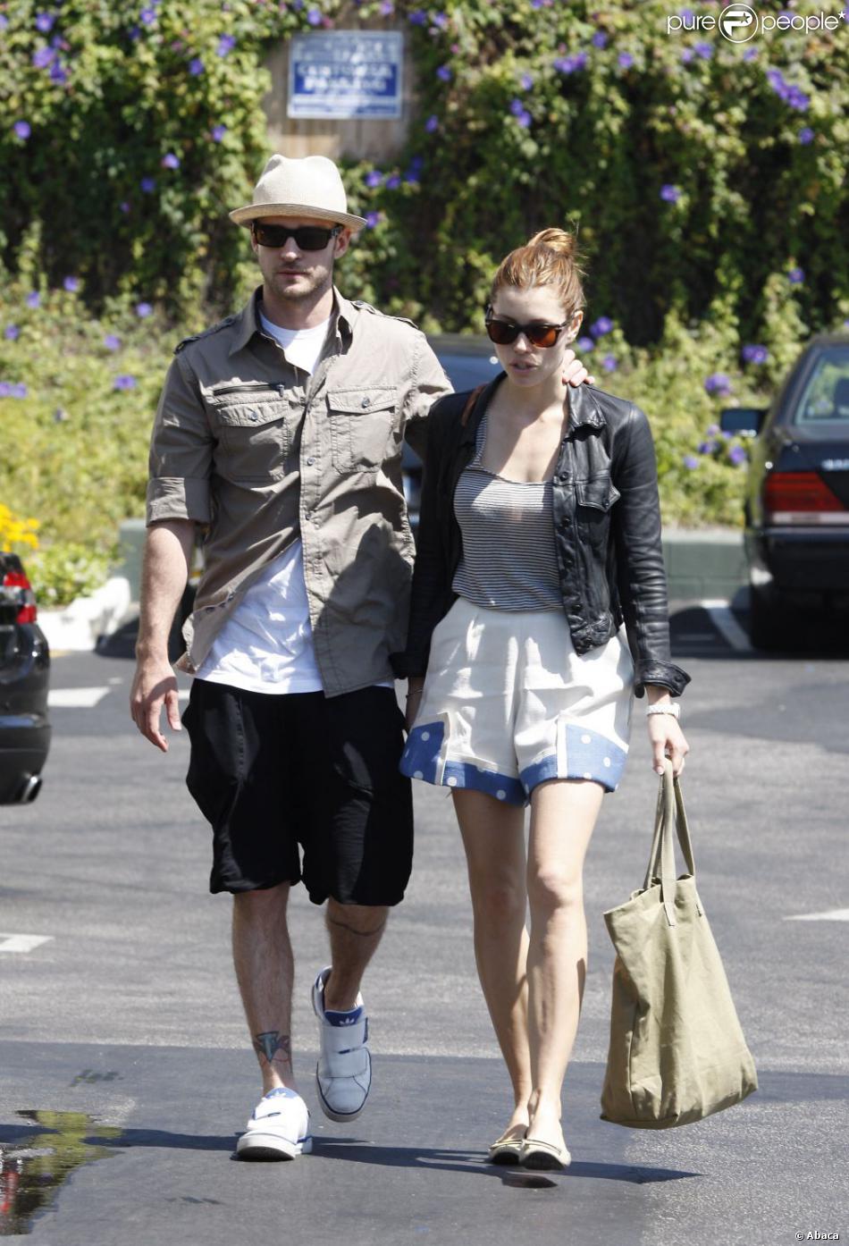 Justin Timberlake et Jessica Biel à Los Angeles, en juillet 2009.