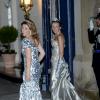 La princesse Märtha Louise de Norvège et la princesse Aimée d'Orange-Nassau Van Vollenhoven - Arrivée des invités au dîner de gala organisé au Palais Grand-Ducal, à l'occasion du mariage du prince Guillaume de Luxembourg et la comtesse Stéphanie de Lannoy à Luxembourg, le 19 octobre 2012.