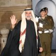 Sheikh Nahyan Bin Mubarak Al Nahyan - Arrivée des invités au dîner de gala organisé au Palais Grand-Ducal, à l'occasion du mariage du prince Guillaume de Luxembourg et la comtesse Stéphanie de Lannoy à Luxembourg, le 19 octobre 2012.