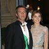 Le prince Emmanuel Philibert et la princesse Clotilde de Savoie - Arrivée des invités au dîner de gala organisé au Palais Grand-Ducal, à l'occasion du mariage du prince Guillaume de Luxembourg et la comtesse Stéphanie de Lannoy à Luxembourg, le 19 octobre 2012.