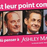 Hollande, Sarkozy, Chirac... font la pub d'un site de rencontres extraconjugales !