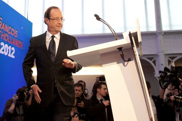 François Hollande à Paris, le 26 janvier 2012.