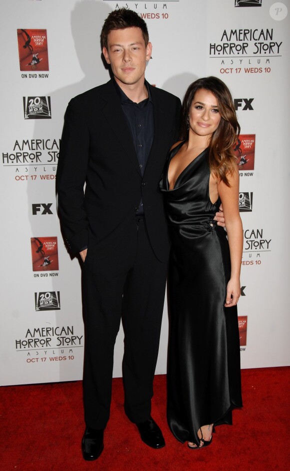 Lea Michele et Cory Monteith à Los Angeles, le 13 octobre 2012.