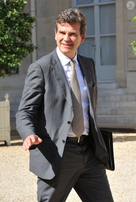 Arnaud Montebourg à la sortie du conseil des ministres le 29 août 2012.