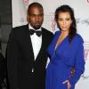 Kim Kardashian et Kanye West, amoureux et sur leur 31 au Angel Ball 2012 à New York le 22 octobre