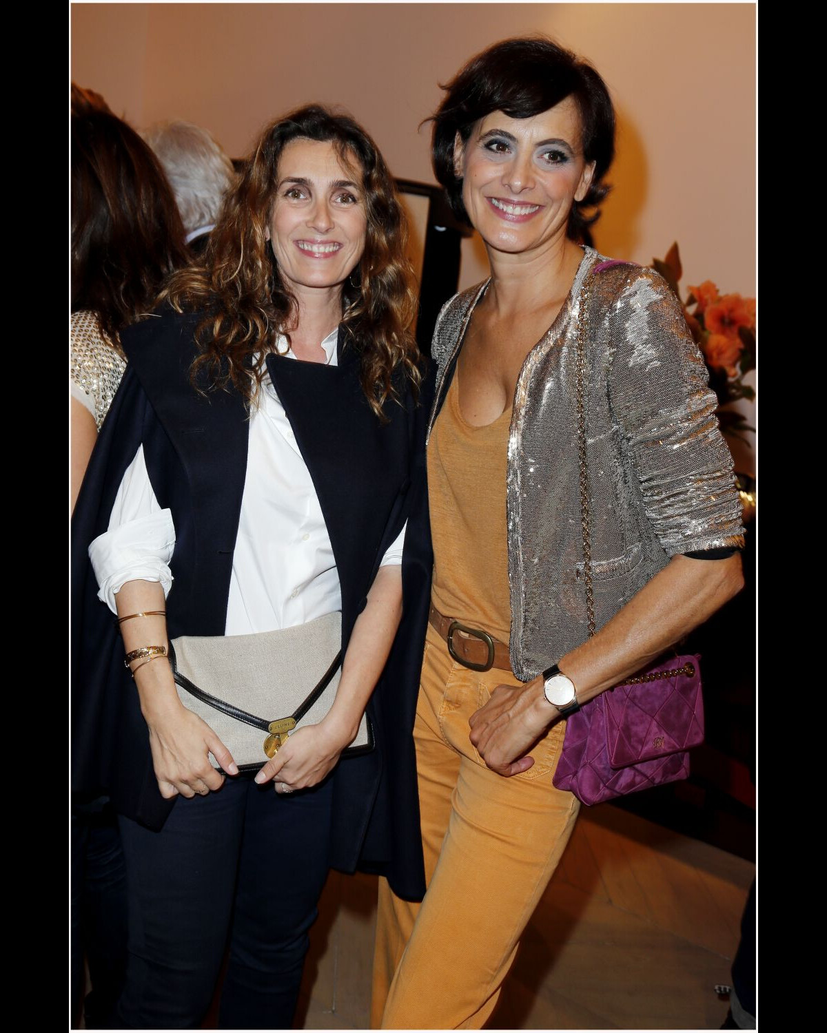 Photo Mademoiselle Agnès, Inès de La Fressange à la présentation de la nouvelle collection de