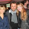 Julie Depardieu entourée de Marina Foïs et Alexandre Brasseur lors de la soirée Motorola à la boutique Citadium à Paris le 23 octobre 2012.
