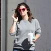 Drew Barrymore, son mari Will Kopelman et leur fille Olive sont allés déjeuner dans un restaurant à Los Angeles, le 25 octobre 2012.