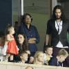 Le comédien Russell Brand assiste au match de David Beckham avec l'équipe des Galaxy Los Angeles. Il affrontait les Seattle Sounders dans la journée du 28 octobre 2012.