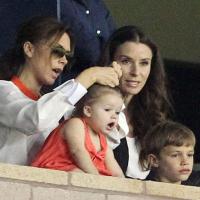Harper Beckham : Fan de son papa David sur les terrains de foot