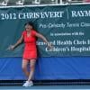 Chris Evert au Chris Evert/Raymond James Pro-Celebrity Tennis Classic à Delray Beach en Floride le 27 octobre 2012