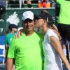 Jon Lovitz et Rennae Stubbs au Chris Evert/Raymond James Pro-Celebrity Tennis Classic à Delray Beach en Floride le 27 octobre 2012